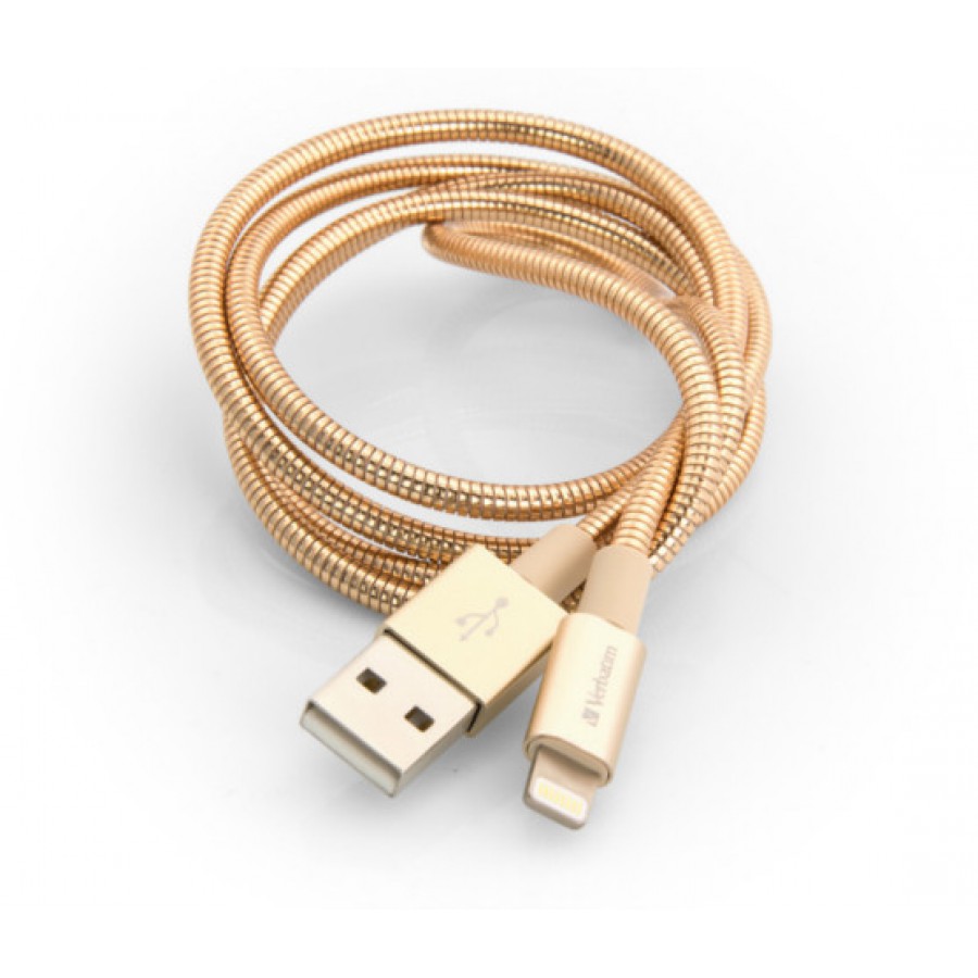 Kabel Lightning(M)->USB-A(M) 1m Złoty Verbatim