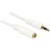Przedłużacz Audio Minijack 3.5mm M/F 3 Pin 2m Biały Delock