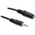 Przedłużacz Audio Minijack 3.5mm M/F 3 Pin 3m Czarny Delock