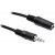 Przedłużacz Audio Minijack 3.5mm M/F 3 Pin 5m Czarny Delock
