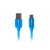 Kabel USB-C(M)->A(M) 2.0 0.5m Niebieski Premium QC 3.0 Lanberg