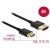 Kabel HDMI-A (M)->HDMI Mini-C (M) 0.5m 3d 4k Black Slim Premium Delock