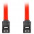 Kabel SATA Data III (6Gb/s) F/F 30cm Z Zatrzaskami Metalowymi Czerwony Lanberg
