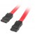 Kabel SATA Data III (6Gb/s) F/F 30cm Czerwony Lanberg