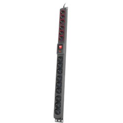 Listwa Zasilająca Rack Pdu 19" Armac Multi M9+6 16A 15x 230V PL 1.5m Czarna