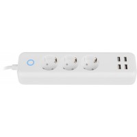 Listwa Przedłużacz Smart Home Lanberg Wifi 1.8m 3x Schuko 10A 4x USB 2.1A