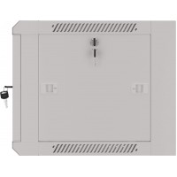 Szafa Instalacyjna Rack Wisząca 19" 6u 570x450 Szybki Montaż Szara Lanberg Flat Pack