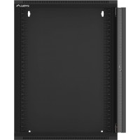 Szafa Instalacyjna Rack Wisząca 19" 15u 570x600 Szybki Montaż Czarna Lanberg Flat Pack