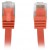 Patchcord Kat.5e Płaski 1m Czerwony Lanberg