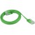 Patchcord Kat.5e Płaski 1.5m Zielony Lanberg
