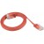 Patchcord Kat.5e Płaski 1.5m Czerwony Lanberg