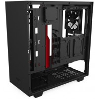 Obudowa Nzxt H510i Midi Tower Z Oknem Bez Zasilacza Czarno-Czerwona