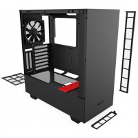 Obudowa Nzxt H510i Midi Tower Z Oknem Bez Zasilacza Czarno-Czerwona