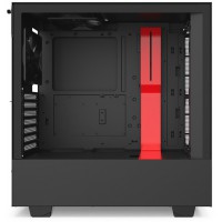 Obudowa Nzxt H510i Midi Tower Z Oknem Bez Zasilacza Czarno-Czerwona
