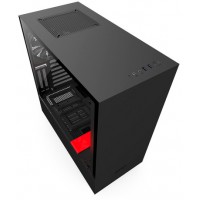 Obudowa Nzxt H500i Midi Tower Z Oknem Bez Zasilacza Czarno-Czerwona