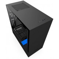 Obudowa Nzxt H500i Midi Tower Z Oknem Bez Zasilacza Czarno-Niebieska