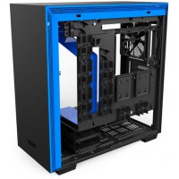 Obudowa Nzxt H700 Midi Tower Z Oknem Bez Zasilacza Czarno-Niebieska