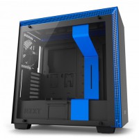 Obudowa Nzxt H700 Midi Tower Z Oknem Bez Zasilacza Czarno-Niebieska