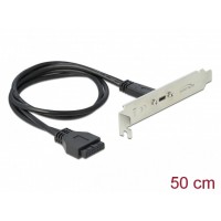 Gniazdo Na Śledziu Delock 1x USB-C 3.0 50cm