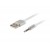 Kabel Do Apple Audio USB-A(M)->Jack(M) 4pin 3.5mm 1m 100-Pack Lanberg