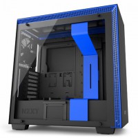 Obudowa NZXT H700i Midi Tower Z Oknem Bez Zasilacza Czarno-Niebieska