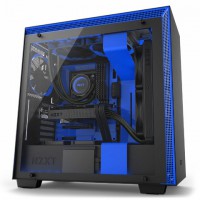 Obudowa NZXT H700i Midi Tower Z Oknem Bez Zasilacza Czarno-Niebieska