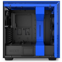Obudowa NZXT H700i Midi Tower Z Oknem Bez Zasilacza Czarno-Niebieska