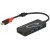 Hub USB-C 3.1 Delock 3-Porty+2x Czytnik SD 15cm Czarny