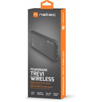 Power Bank Natec Extreme Media Trevi Wireless 10000mAh Czarny 10w