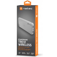 Power Bank Natec Extreme Media Trevi Wireless 10000mAh Biały 10w