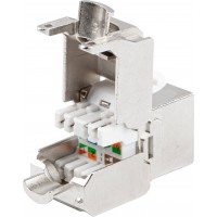 Moduł Keystone Gniazdo Beznarzędziowy RJ45->LSA 180° FTP Kat.7 Lanberg