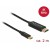 Kabel USB-C(M)->HDMI(M) 2m Czarny Displayport Alternate Mode Koncentryczny Delock