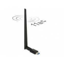 Bezprzewodowa Karta Sieciowa USB Delock AC1200 Dual Band 1 Zewnętrzna Antena