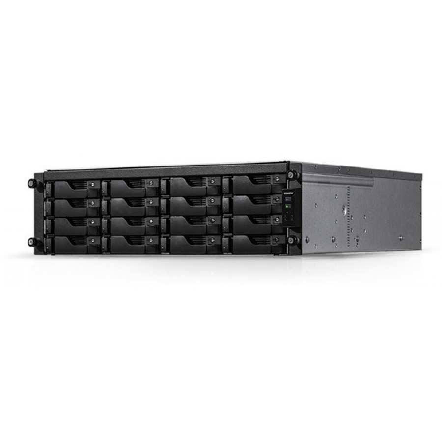 Sieciowy Serwer Plików Nas Asustor Lockerstor 16r Pro As7116rdx 16-Dyskowy Rack 3u 2x M.2