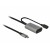 Przedłużacz USB-C M/F 3.1 5m Czarny Delock