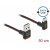 Kabel USB-C(M) Kątowy Góra->USB-A(M) 2.0 0.5m Czarny Delock
