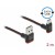 Kabel USB-C(M) Kątowy Góra->USB-A(M) 2.0 2m Czarny Delock