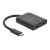 Splitter Video Delock USB Type-C DP Alt Mode->2x HDMI Mst/Vxp Czarny