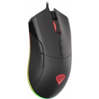 Mysz Dla Graczy Genesis Krypton 290 6400dpi RGB Czarna Gamingowa Programowalna