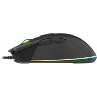 Mysz Dla Graczy Genesis Krypton 290 6400dpi RGB Czarna Gamingowa Programowalna