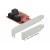 Karta PCI Express X4->6x SATA Internal 6Gb/s Low Profile Delock