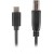 Kabel USB-C(M)->USB-B(M) 2.0 1.8m Czarny Lanberg