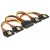 Kabel Zasilający Wewnętrzny SATA(M)->4x SATA(F) 15cm Delock