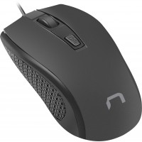 Mysz Natec Hoopoe 2 Przewodowa 1600dpi Czarna