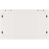 Szafa Instalacyjna Rack Wisząca 19" 6u 600x450 Szara Drzwi Metalowe Lanberg Flat Pack