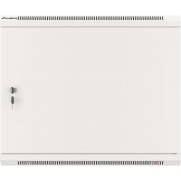 Szafa Instalacyjna Rack Wisząca 19" 9u 600x450 Szara Drzwi Metalowe Lanberg Flat Pack