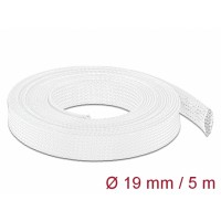 Oplot Na Kable Delock 5m 19mm Rozciągany Biały