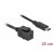 Moduł Keystone Gniazdo USB-C(F) 3.0->USB-C(M) Na Kablu 25cm Delock