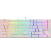 Klawiatura Dla Graczy Genesis Thor 303 Tkl White Hiszpańska Podświetlenie RGB Mechaniczna Brown Switch