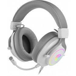 Słuchawki Nauszne Genesis Neon 750 RGB Z Mikrofonem Podświetlenie Białe